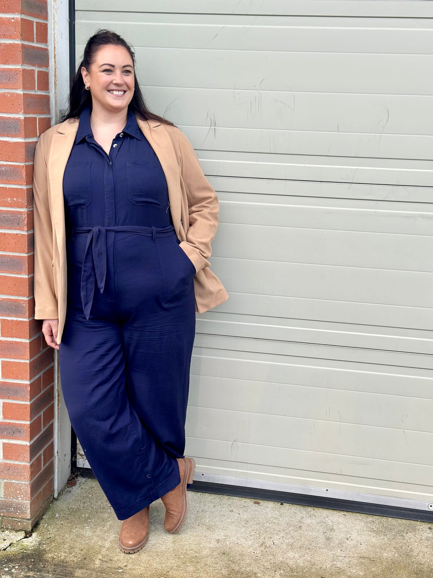Navy Jumpsuit