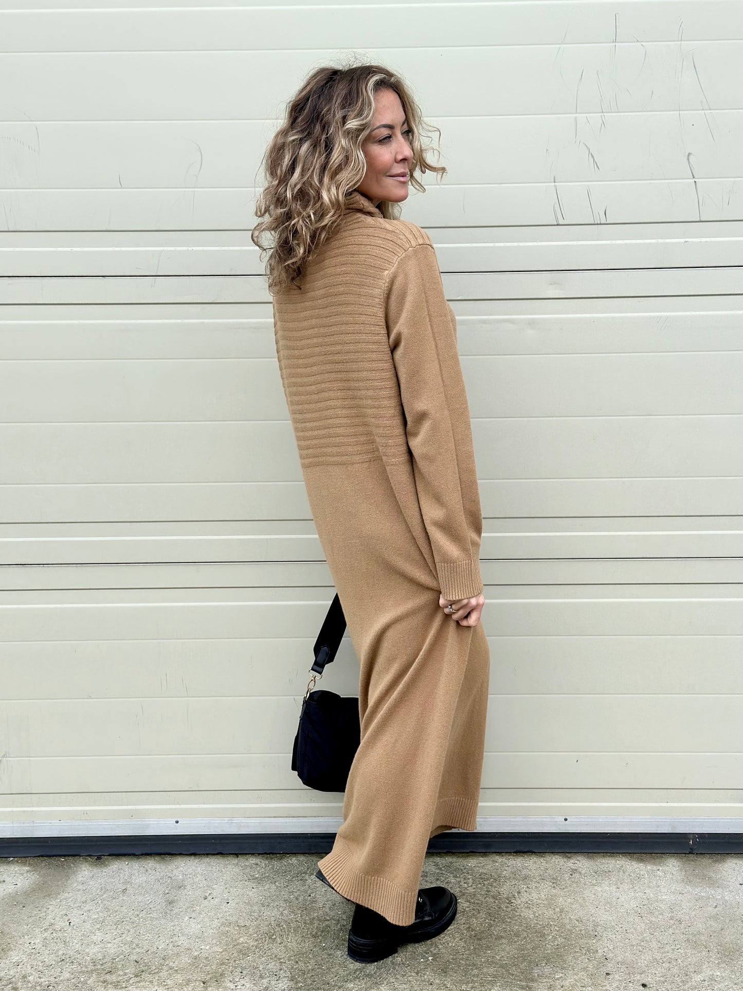 Camel Jumper Dress