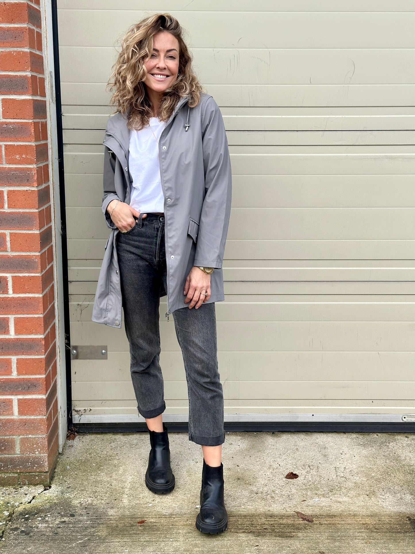 Grey Rain Jacket
