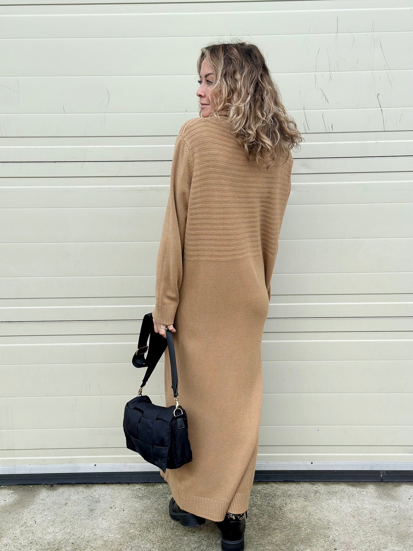 Camel Jumper Dress
