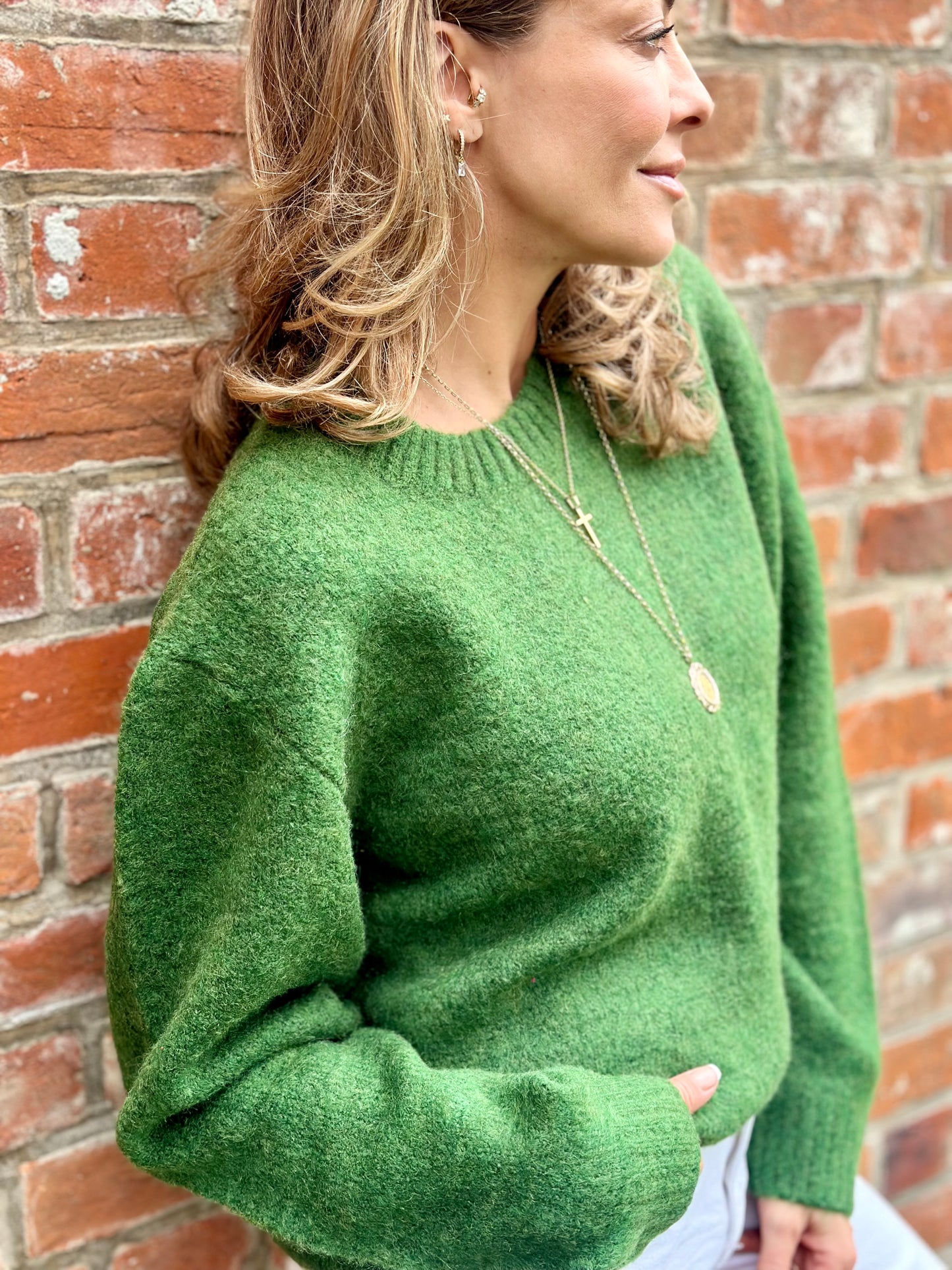 Green Crew Knit (UNISEX)