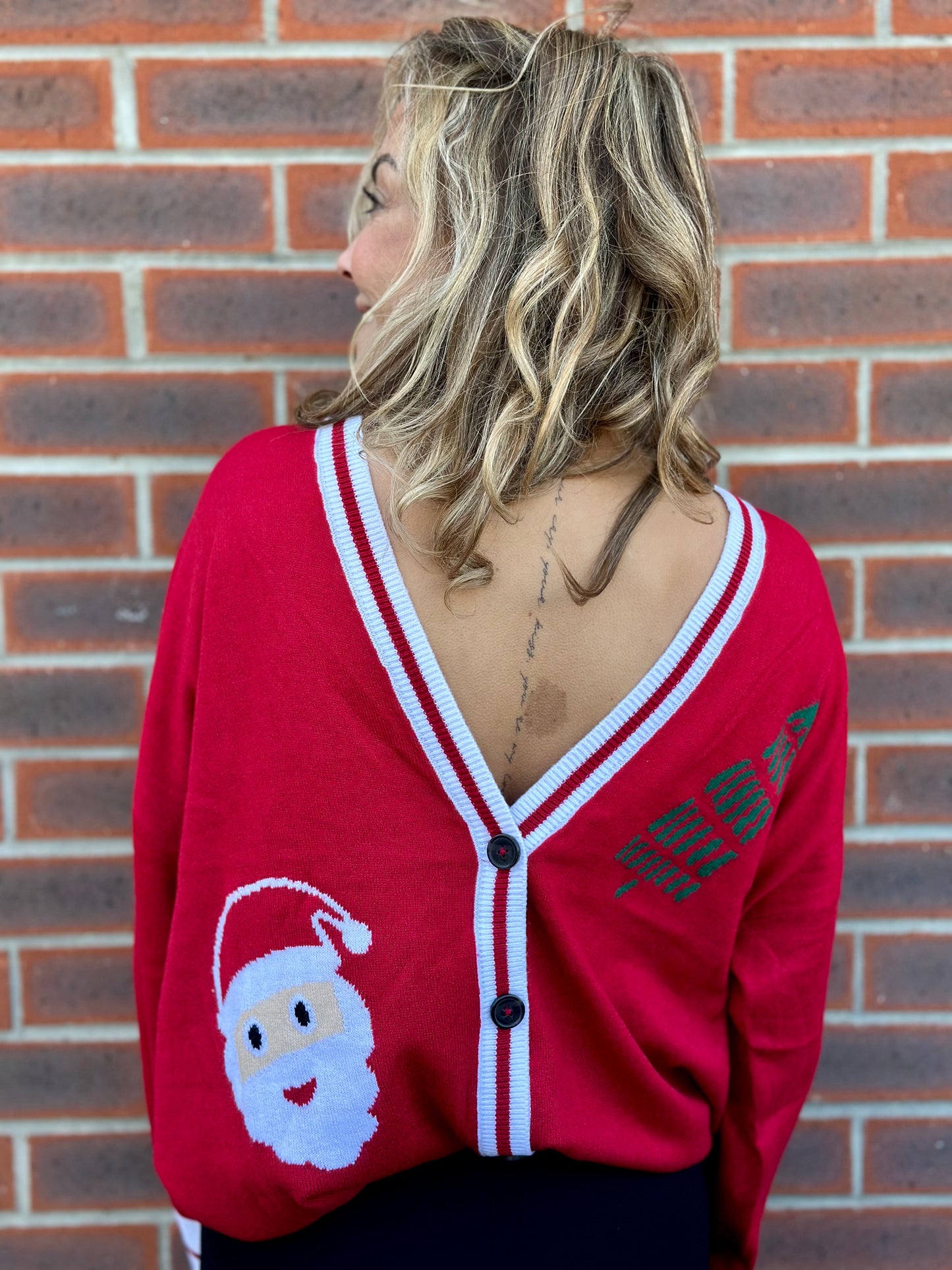 Red Christmas Cardigan
