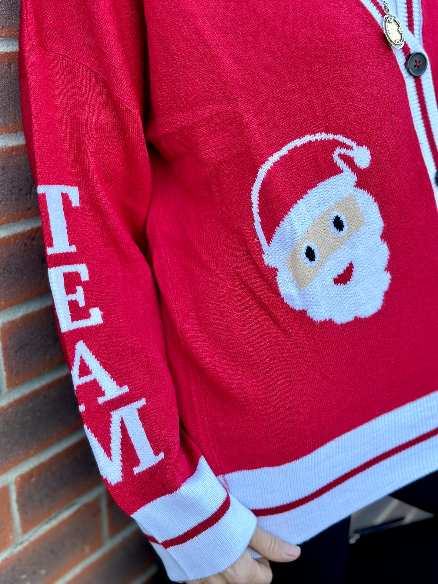 Red Christmas Cardigan